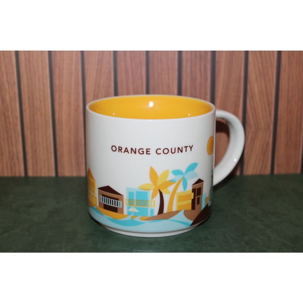 Starbucks Orange County You Are Here Mug 14oz California Coffee Cup EUC